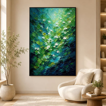 Dekorative florale Leinwandkunst