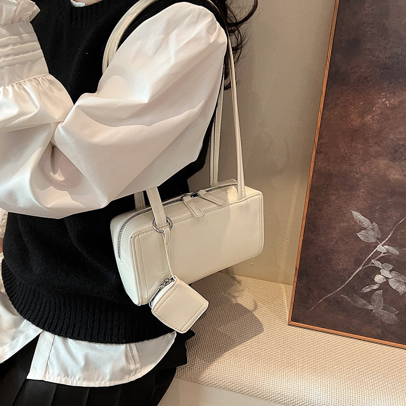 Elegante strukturierte Handtasche Brehn