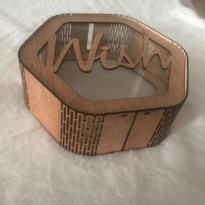Dekorative hexagonale Wunschbox