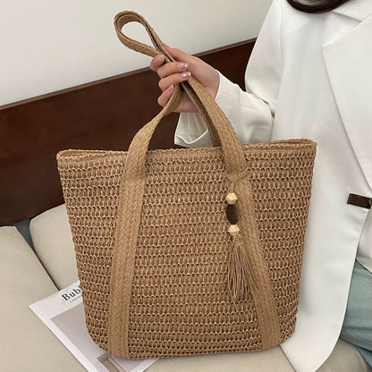 Makramee Tote mit Geflochtenem Design Brehn