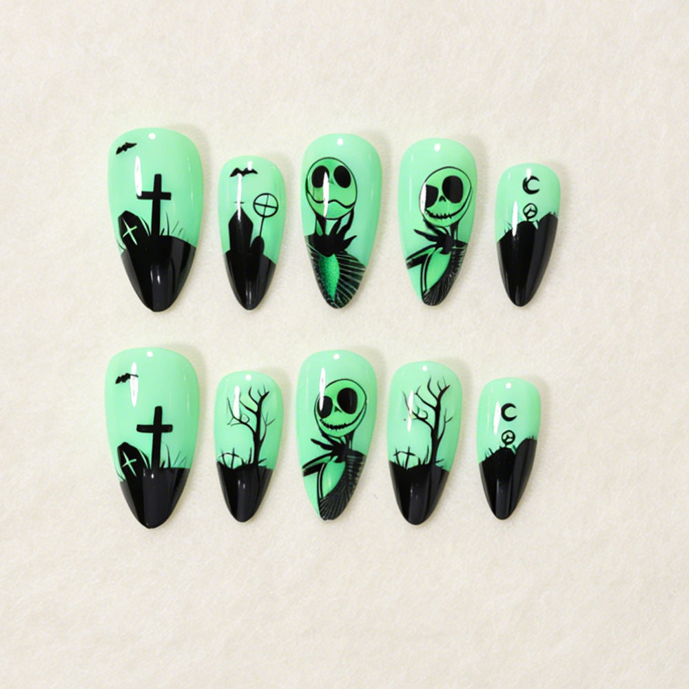 Leuchtende Nagelkunst Brehn