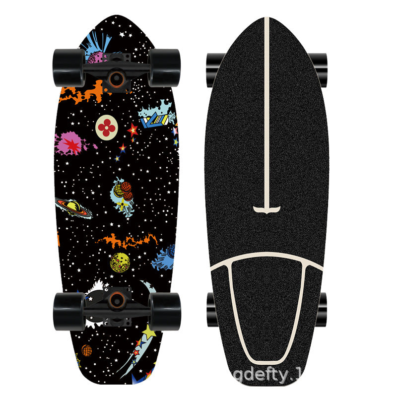 Künstlerisches Löwen Design Skateboard Brehn