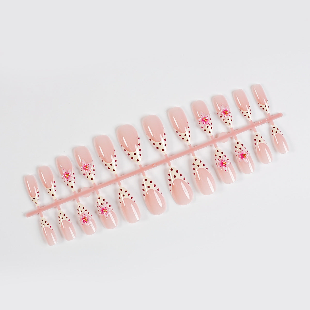 Premium Press-On Nail Art Set mit Zubehör