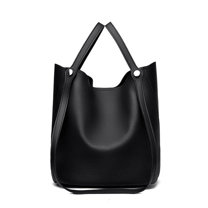 Legere Leder Eimer Tasche Brehn