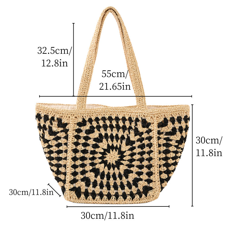 Umhängetasche mit Einzigartigem Granny-Square-Design Brehn