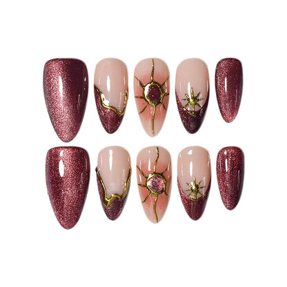 Elegante Spitz-Nagelkunst-Erweiterungen Brehn
