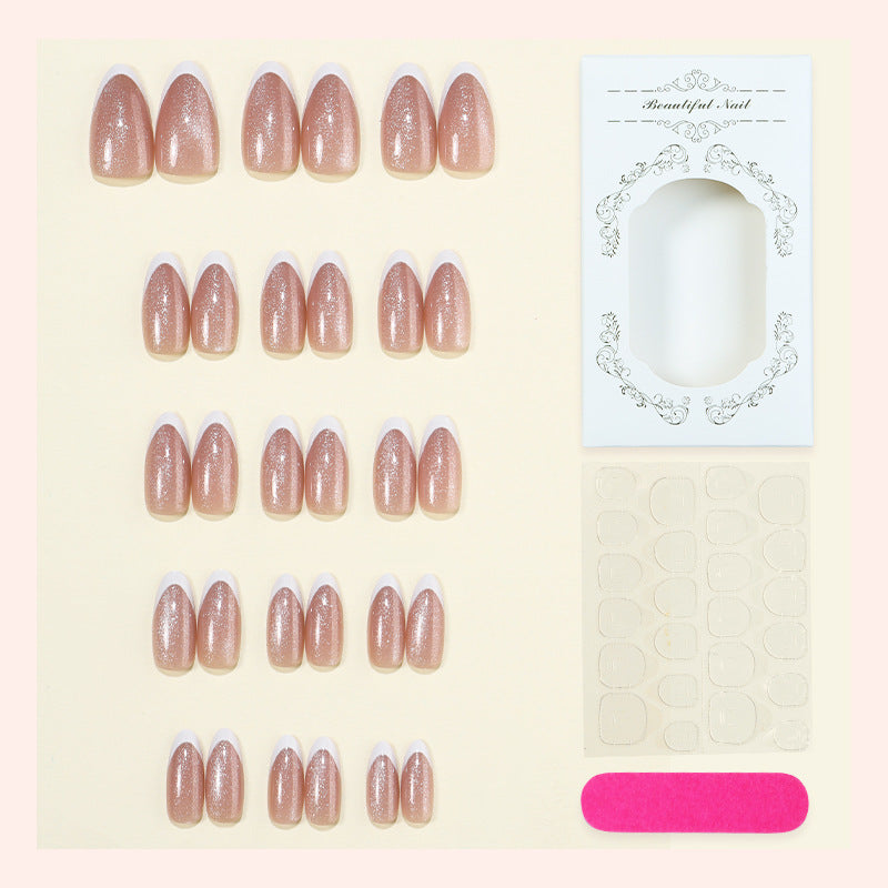 Kunstnagelset mit elegantem Glitzer-Effekt Brehn