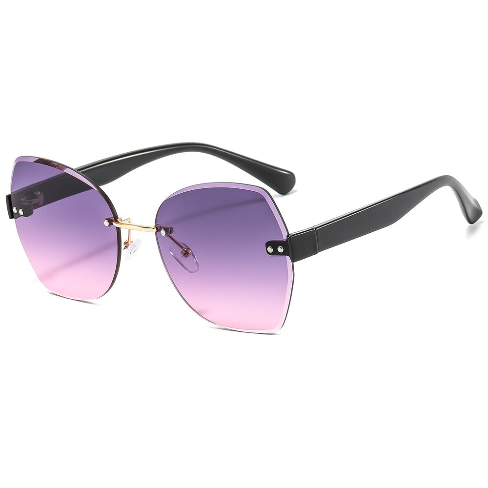 Oversized Geometrische Sonnenbrille Klassischer Stil
