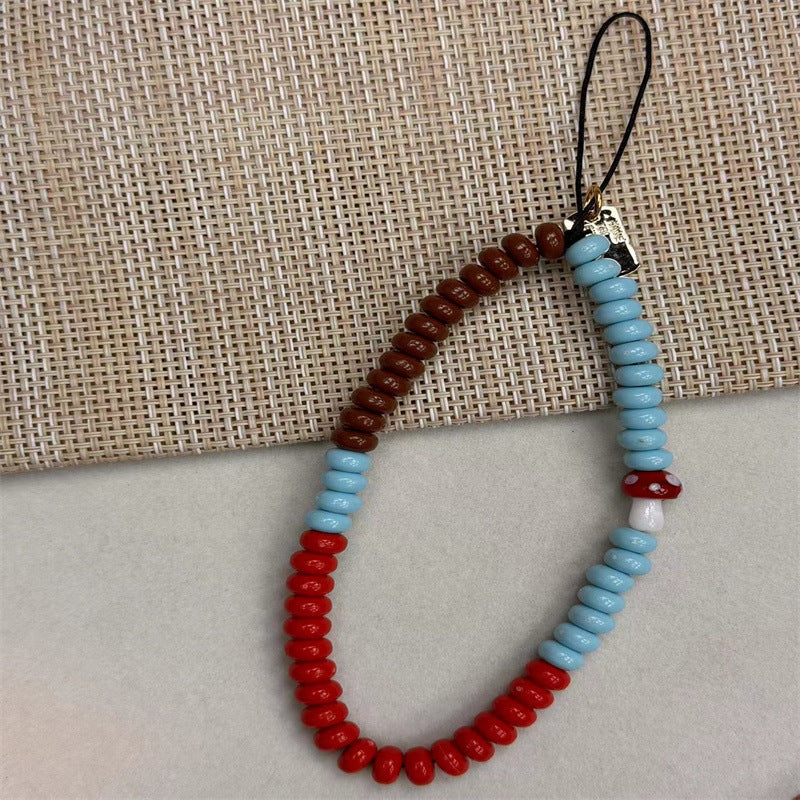 Obst-themed Perlencharms Lanyard Brehn