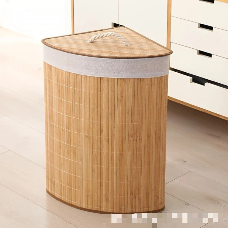 Aufbewahrungskorb mit Natürlichem Bambusdesign Brehn
