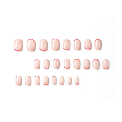 Kunstvolle Nagelverlängerungen mit Elegantem Farbverlauf und Moderne Akzente Brehn