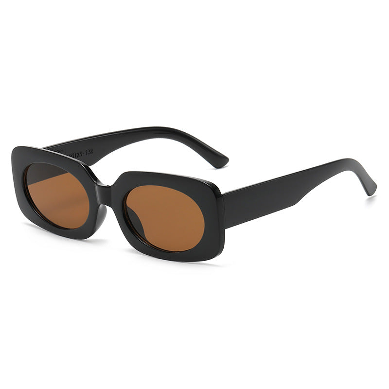 Damen Modische Sonnenbrille mit einzigartigem transparentem Rahmen Brehn