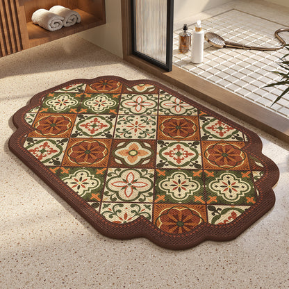 Vintage Mosaik Badematte