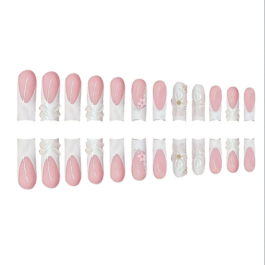 Dekorativer Press-On Nagelset Brehn