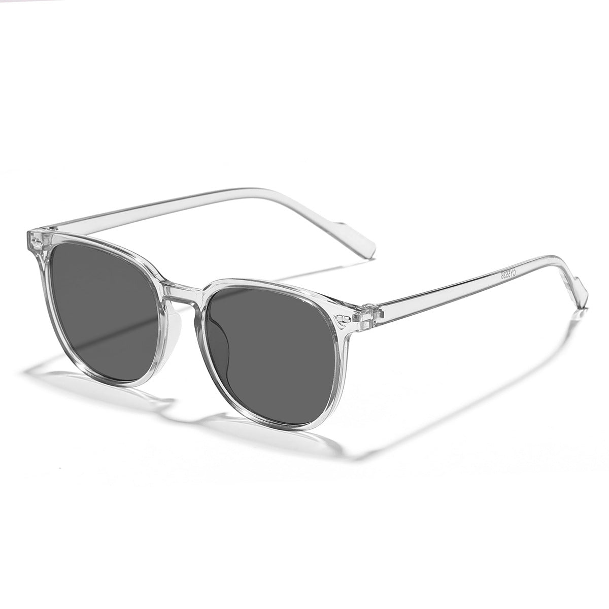 Damen modische Sonnenbrille mit transparentem Rahmen und hochwertigen Gläsern Brehn