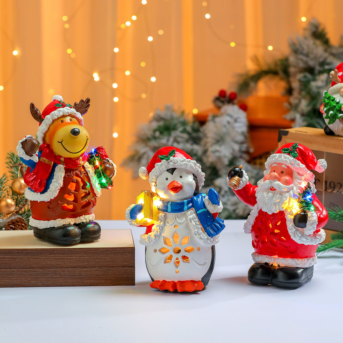 Dekorative LED Santa Figurine Brehn