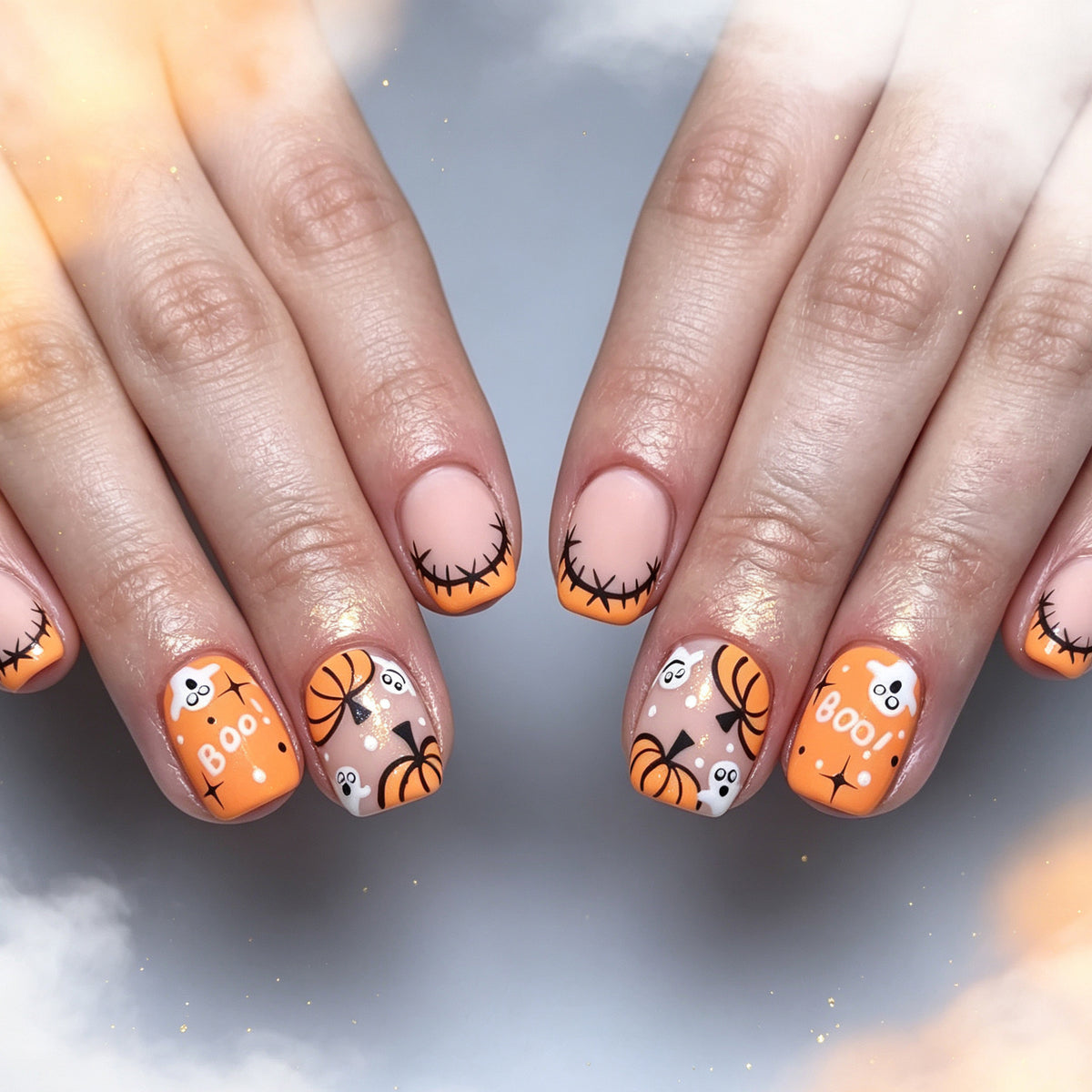Spaßige festliche Nagelkunst Brehn
