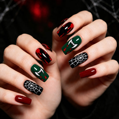 Halloween-Themen Dekorative Acryl-Nagelkunstverlängerungen Brehn