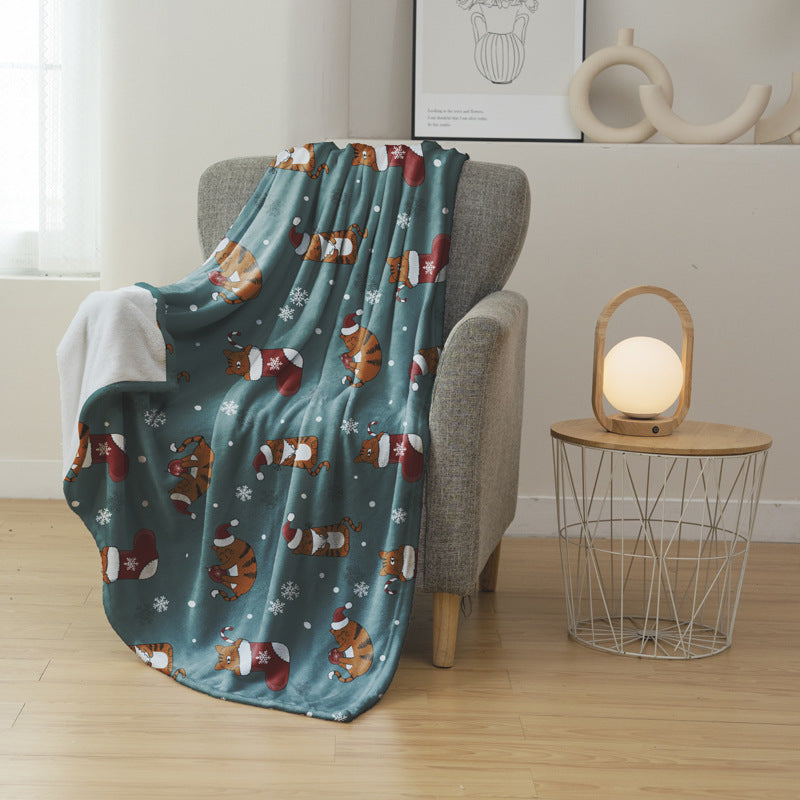 Winter-Themen Fleece-Decke