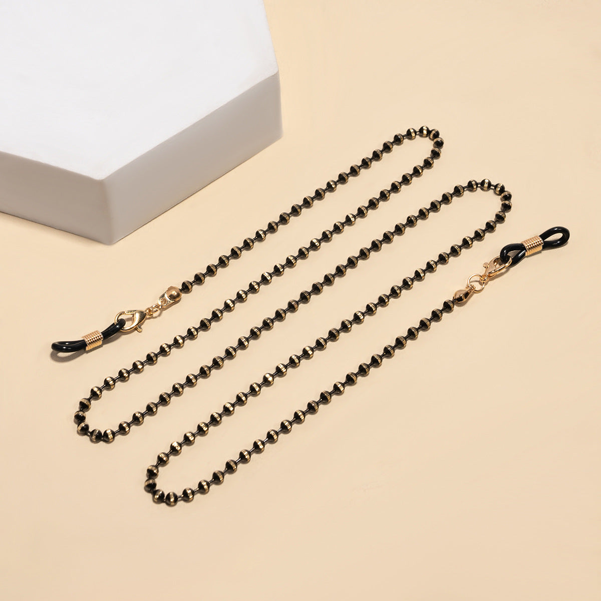 Elegante Perlen Brillenhalter Kette Brehn