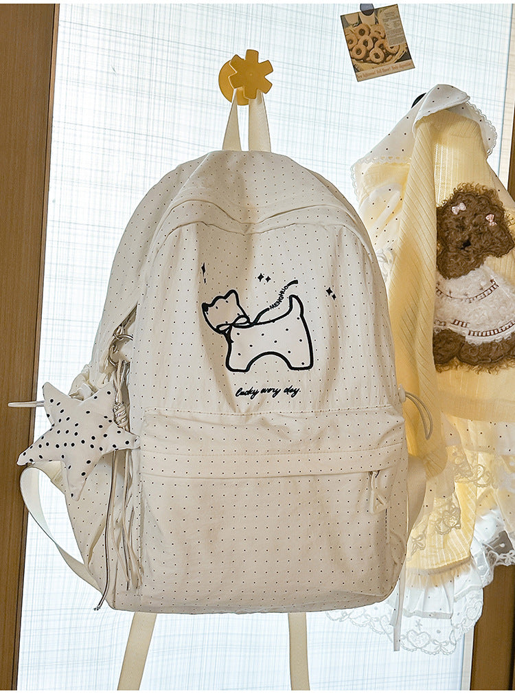 Leichtgewicht Katzenmotiv Schulrucksack