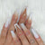 Elegante Kunstnagelspitzen mit eleganten Konturen Brehn
