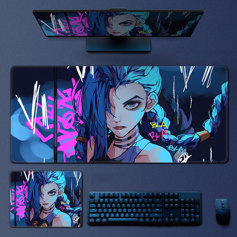 Anime-inspirierte Gaming-Mauspad