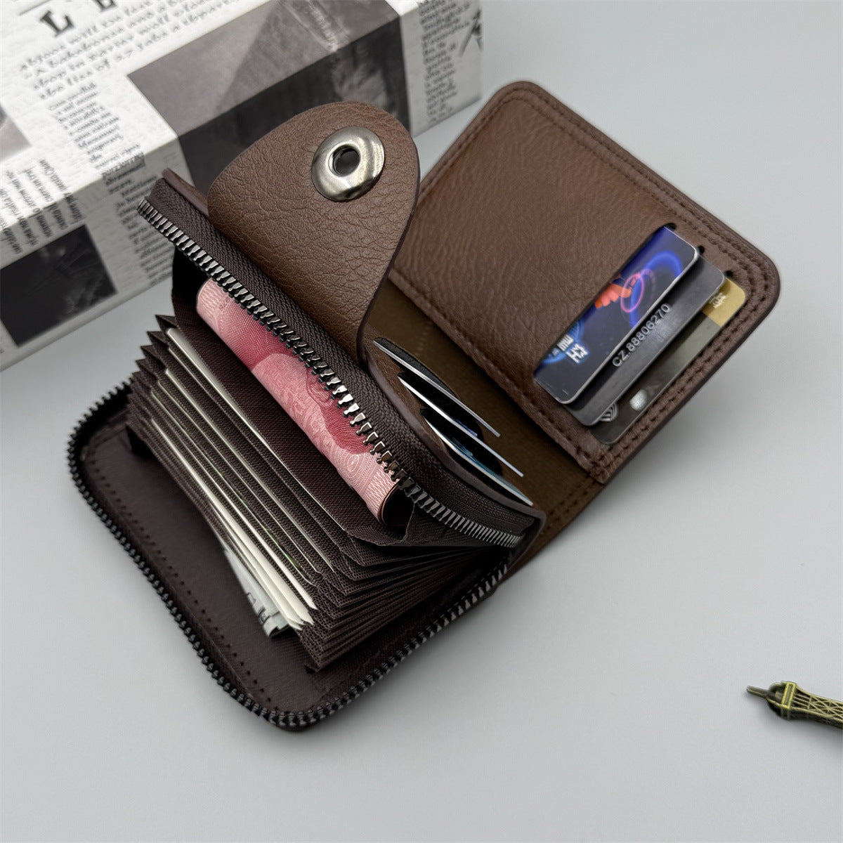 Premium Leder Kartenhalter