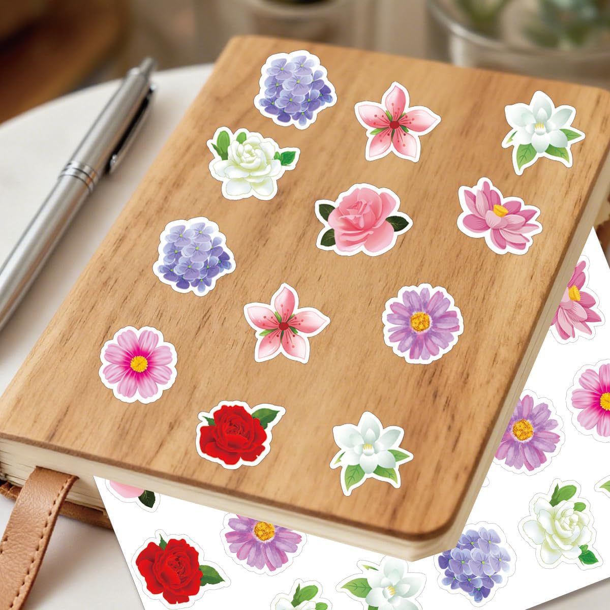 Blumen-Themen Aufkleber Set Brehn