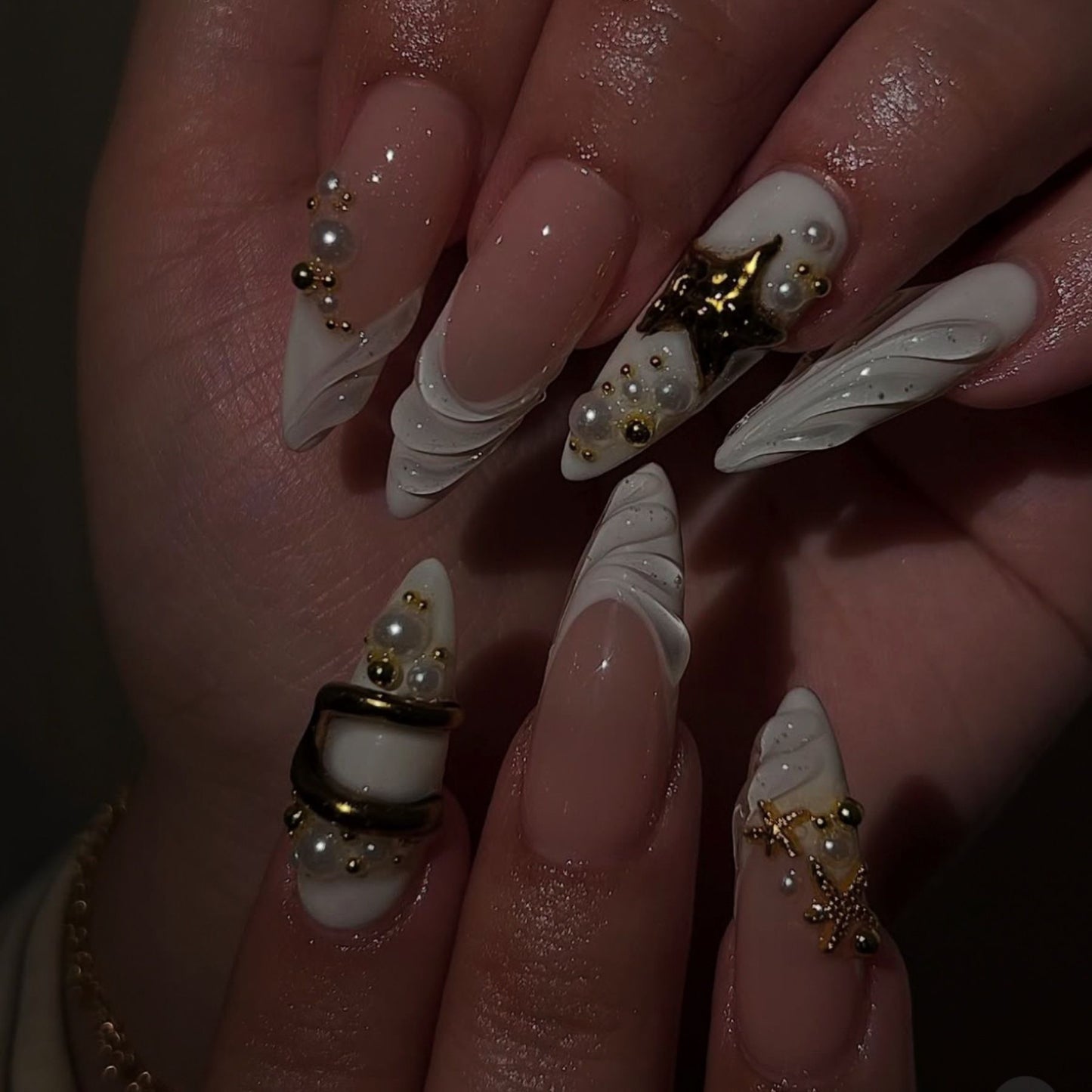 Elegante Nagelkunst Brehn