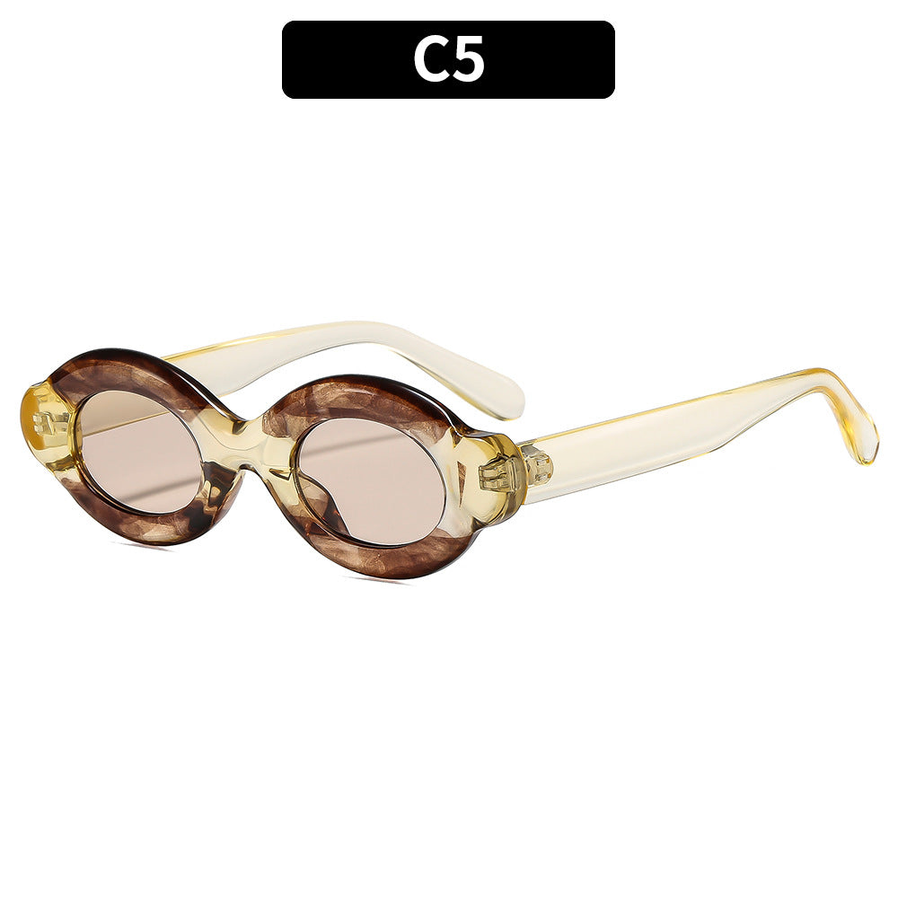 Avant-Garde Runde Rahmen Sonnenbrille 1787664461
