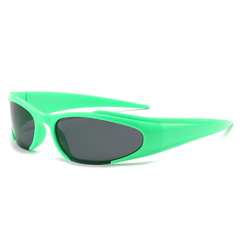 Damen sportliche Sonnenbrille im modernen Design Brehn