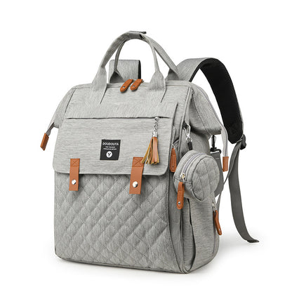 Multifunktionaler gesteppten Windelrucksack Brehn