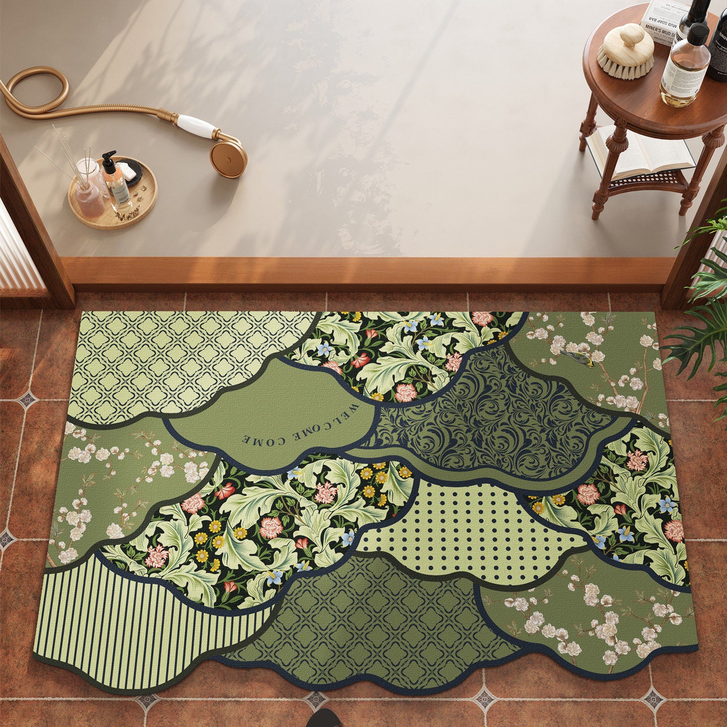 Floral-Motiv Bereichsmatte