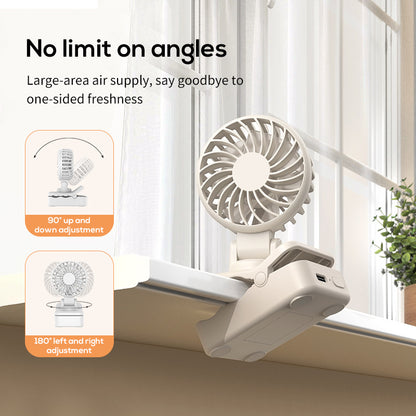 Unisex Compact Clip-On Personal Fan Brehn