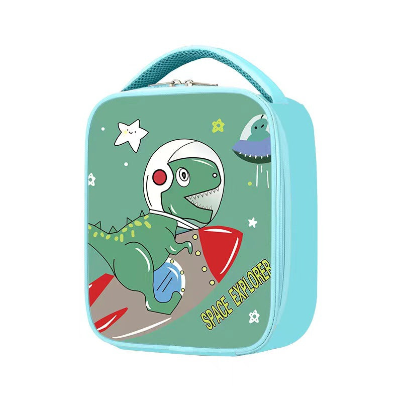 Spaß Dinosaurier-Themen Isolierte Lunch Tasche