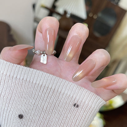 Elegante Langanhaltende Press-On Nagelverlängerungen Brehn