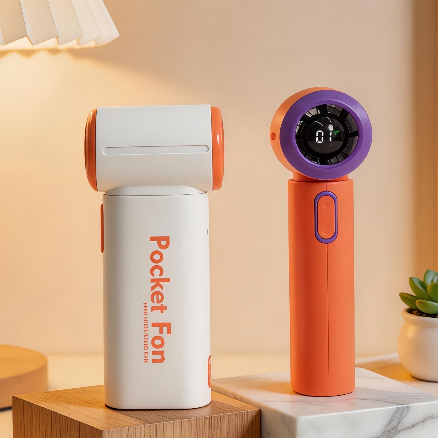 Damen Tragbarer Mini Ventilator mit USB-Ladefunktion und leichtem Design Brehn
