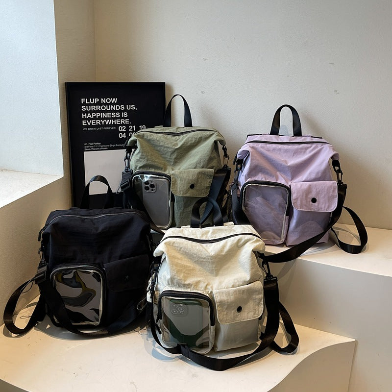 Multi-Pocket Utility Schultertasche Brehn