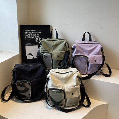 Multi-Pocket Utility Schultertasche Brehn