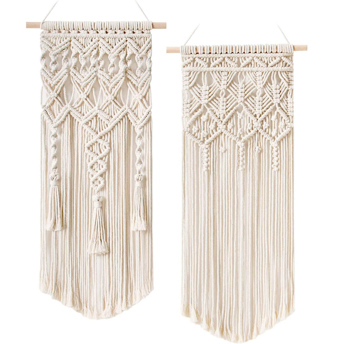 Elegante Makramee Wandbehänge