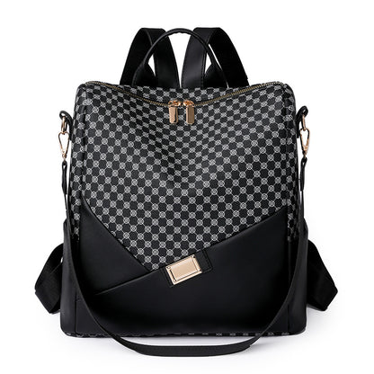 Stylische geometrisch gemusterte Rucksack