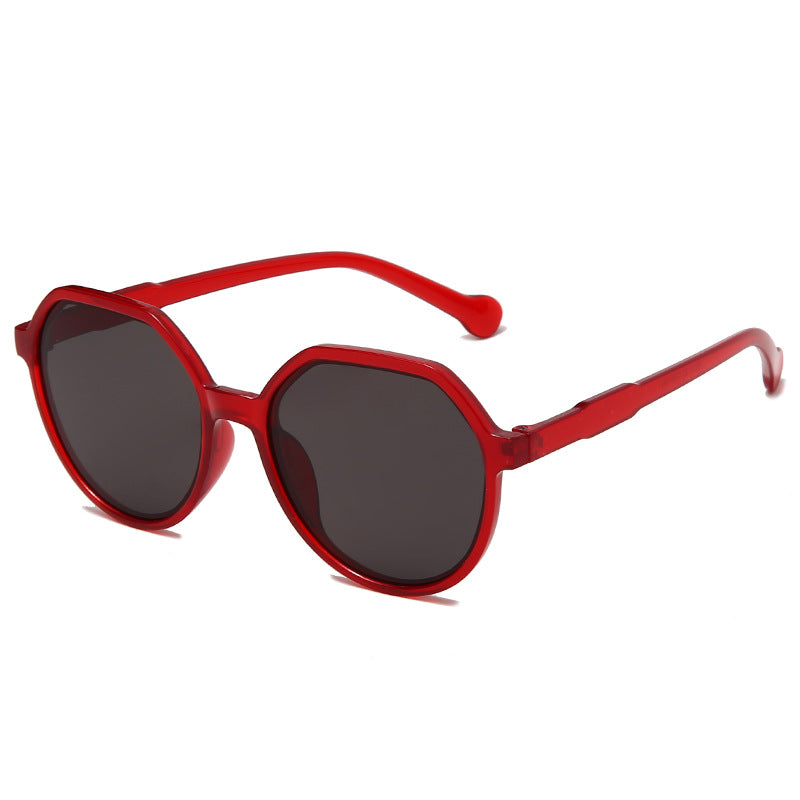 Damen modische Sonnenbrille mit markantem Achteck-Design Brehn