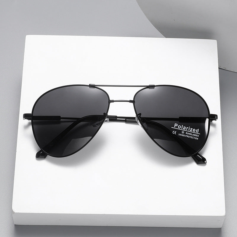 Herren Polarisierte Flugzeug-Sonnenbrille mit ultraleichtem Rahmen und UV-Schutz Brehn