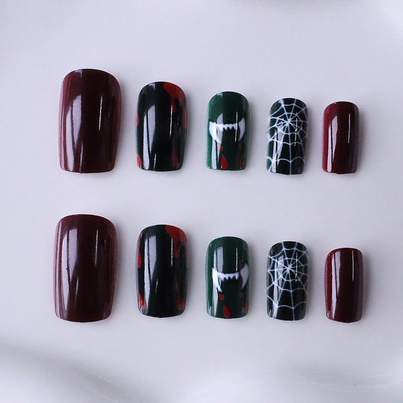 Halloween-Themen Nagelkunst Brehn