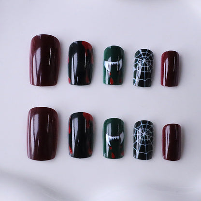 Halloween-Themen Nagelkunst Brehn