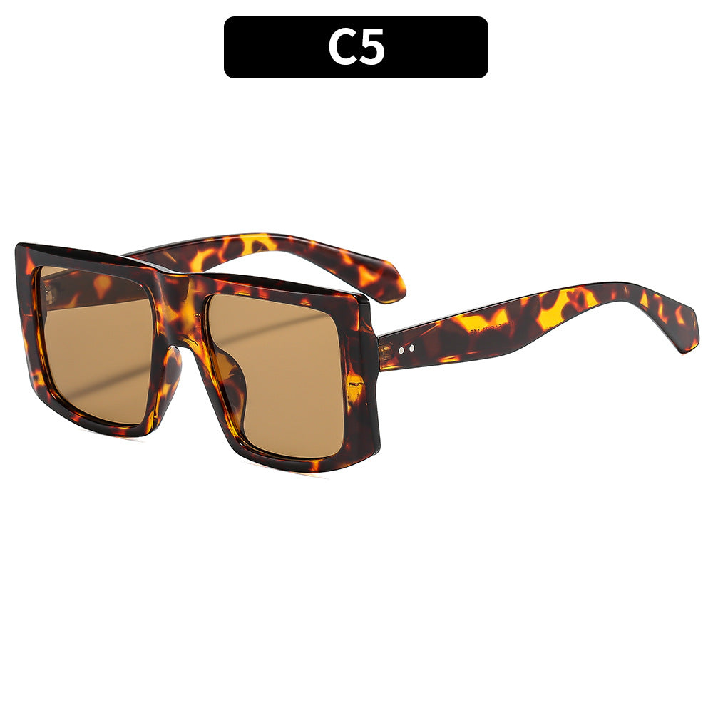 Modische Übergroße Quadratische Sonnenbrille