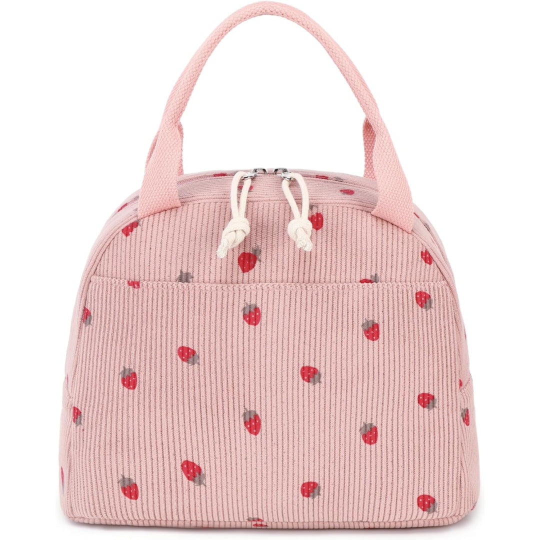 Charmante Erdbeer Print Isolierte Lunch Tasche