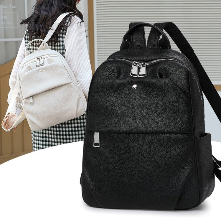 Premium Leder Laptop Rucksack Brehn