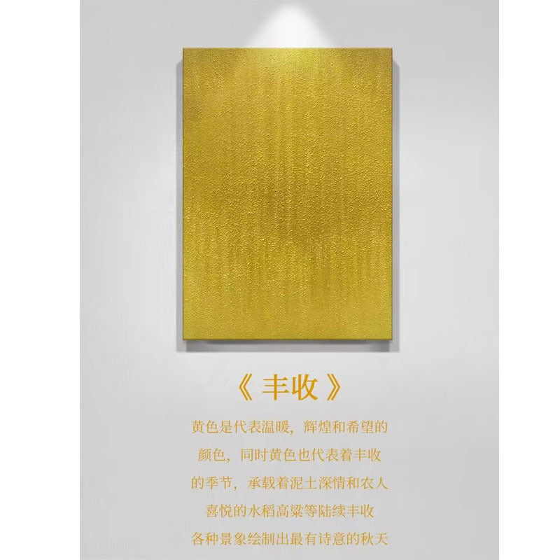 Goldene Texturierte Leinwand Wandkunst